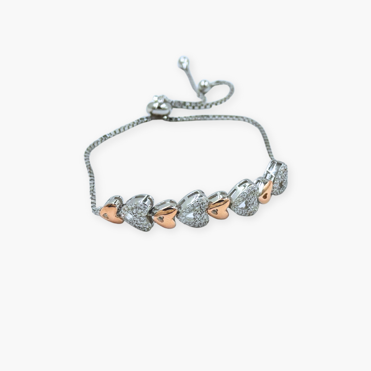 Shimmering Hearts Bracelet