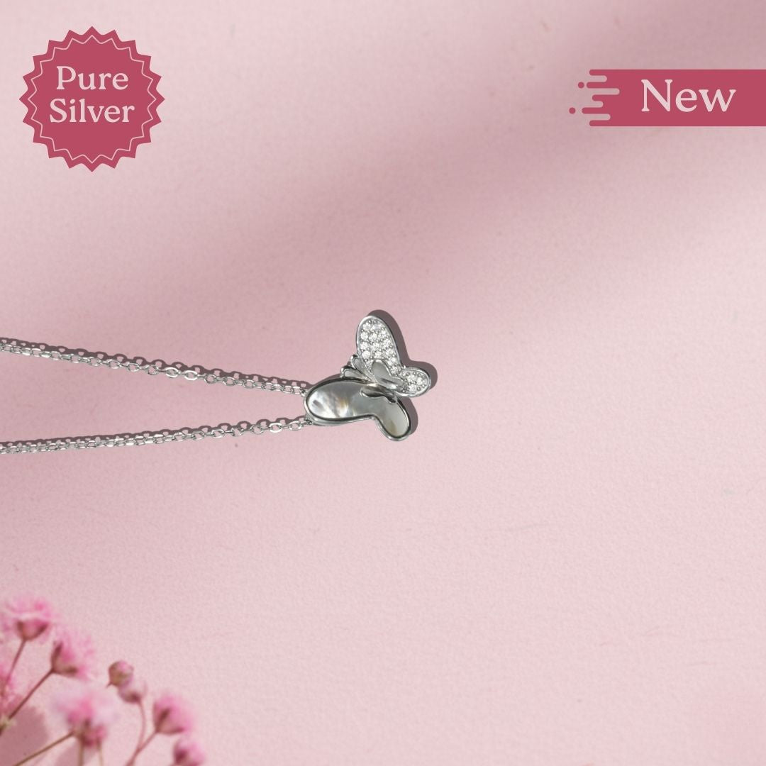 butterfly pendant necklace