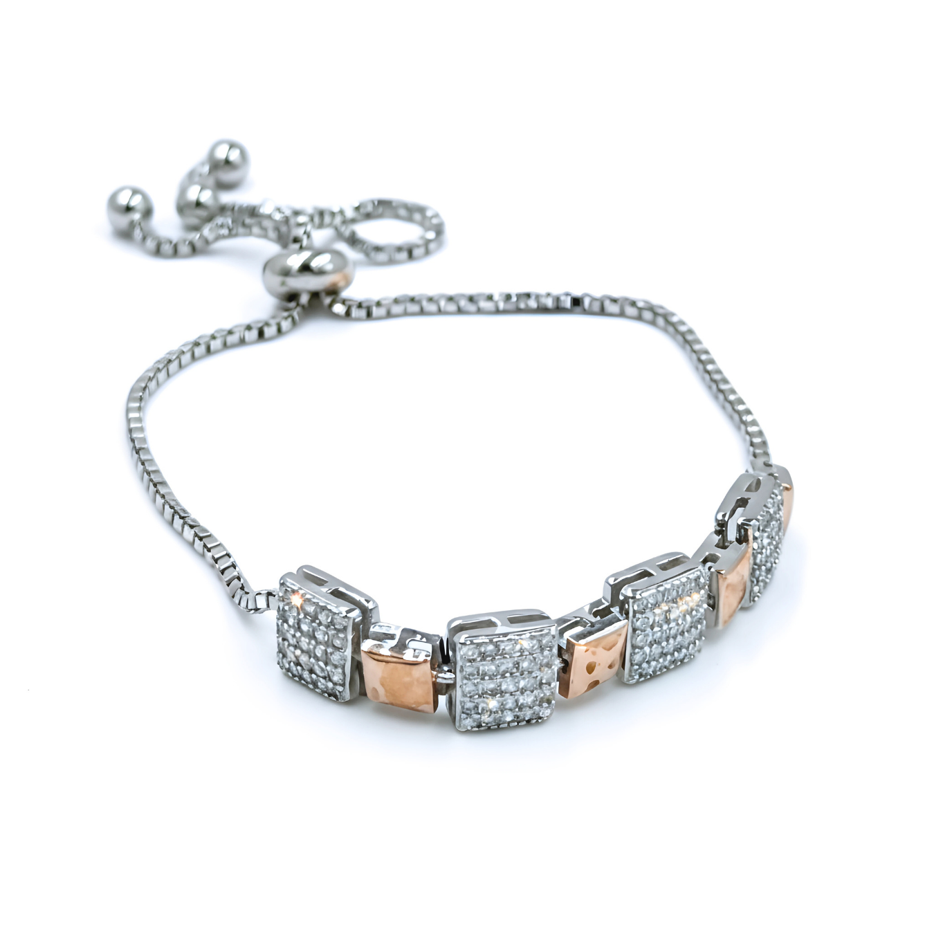 Diamond Blocks Bracelet