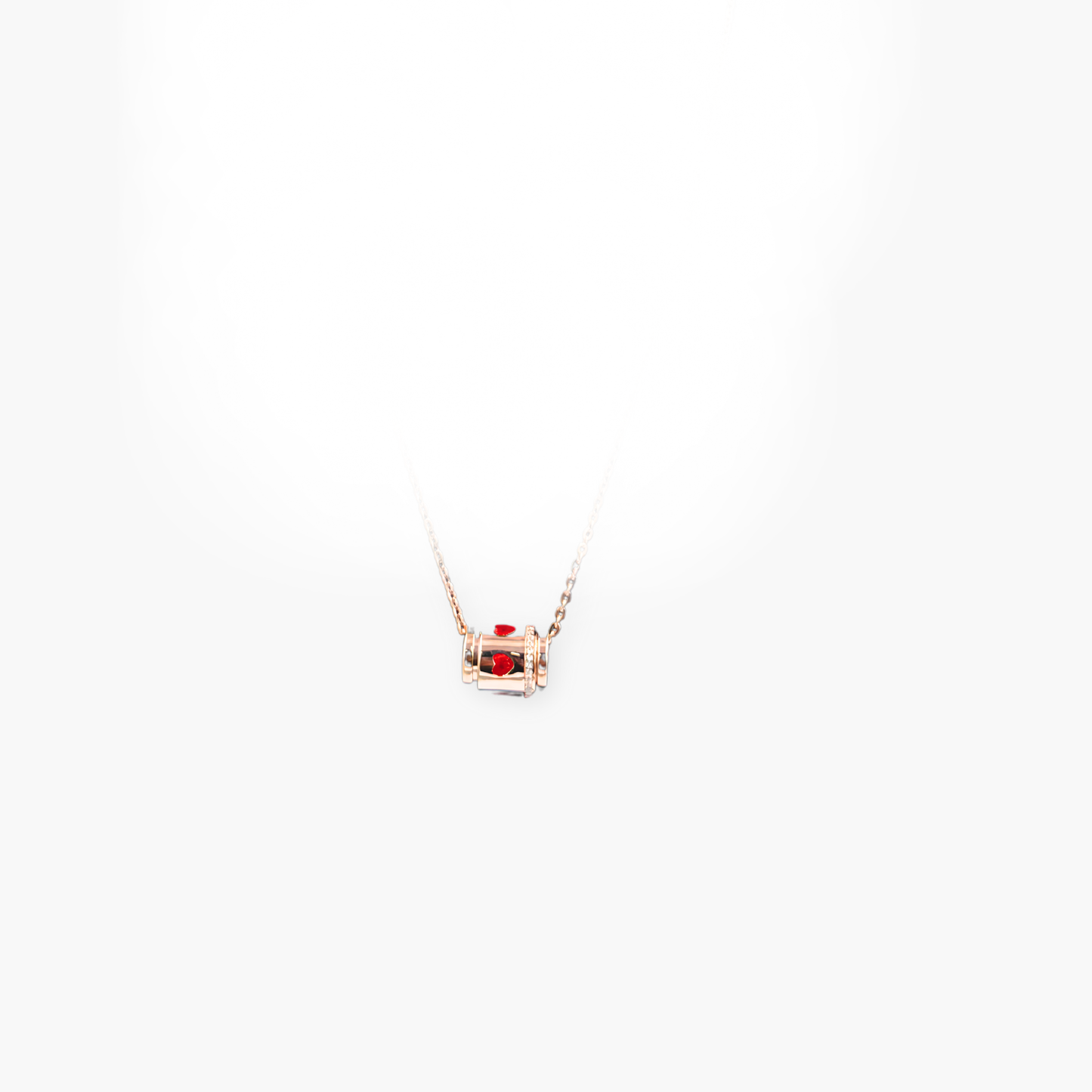 Velora Ruby Cage Necklace