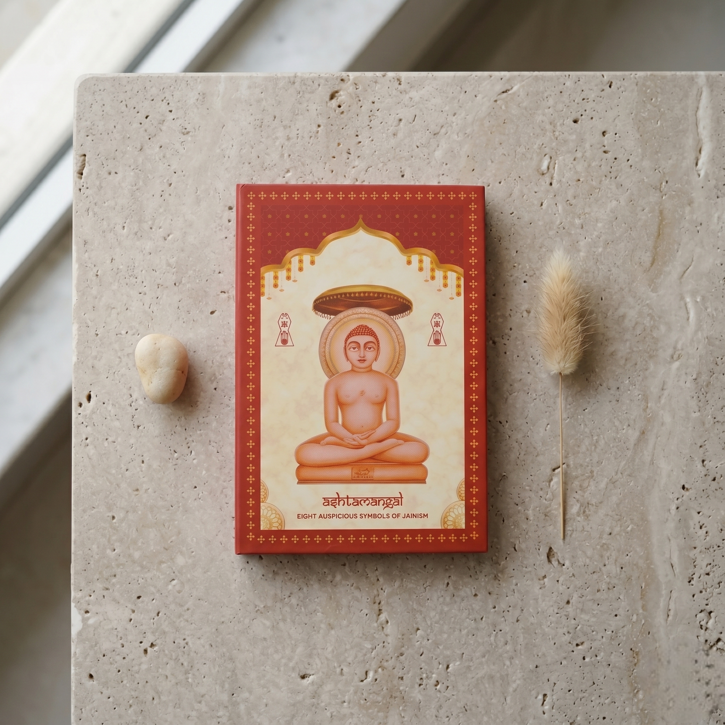 Bhagwaan Mahaveer Silver Coin – The Embodiment of Ahimsa | Jain Gift Box with Ahimsa Parmo Dharma