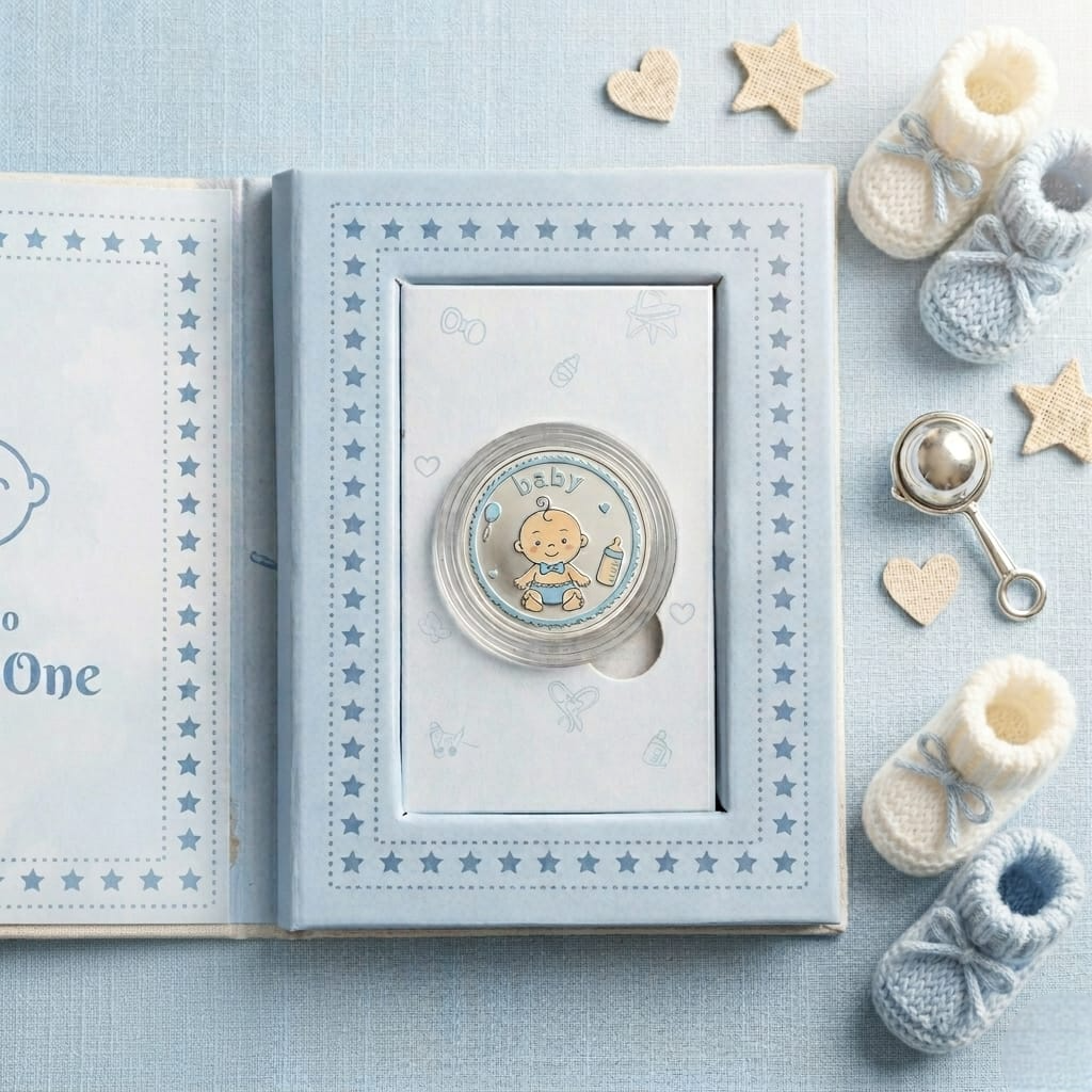 "It's a Boy!" Silver Coin Gift Set – Pure Silver