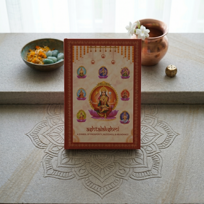 Ashtalakshmi Silver Coin Set – 8 Divine Forms of Goddess Lakshmi | Symbol of Prosperity, Blessings & Abundance