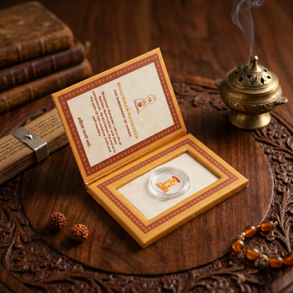 Bhagwaan Mahaveer Silver Coin – The Embodiment of Ahimsa | Jain Gift Box with Ahimsa Parmo Dharma