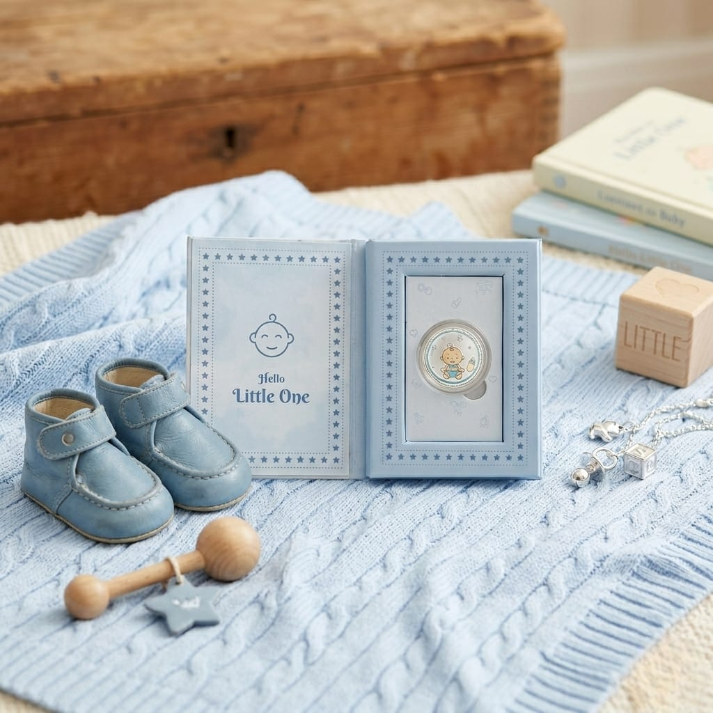 "It's a Boy!" Silver Coin Gift Set – Pure Silver