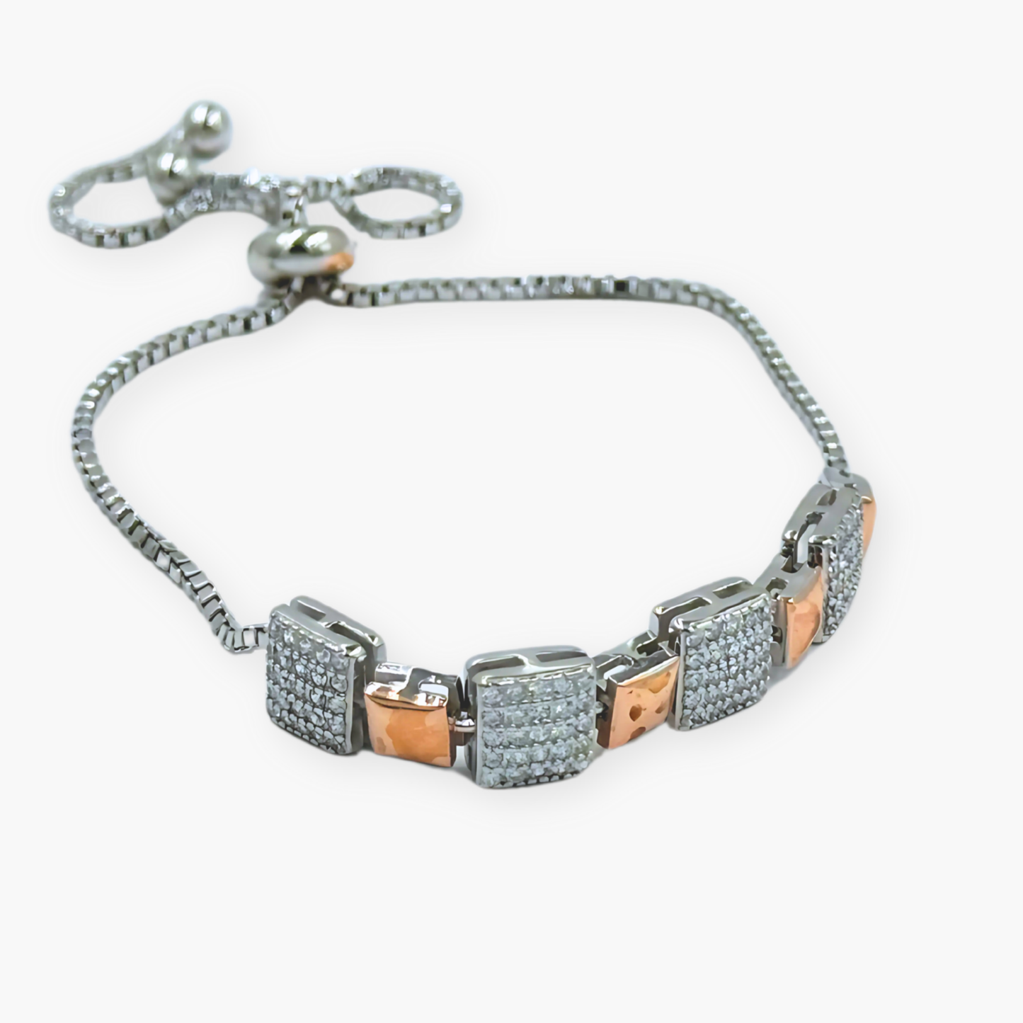 Diamond Blocks Bracelet