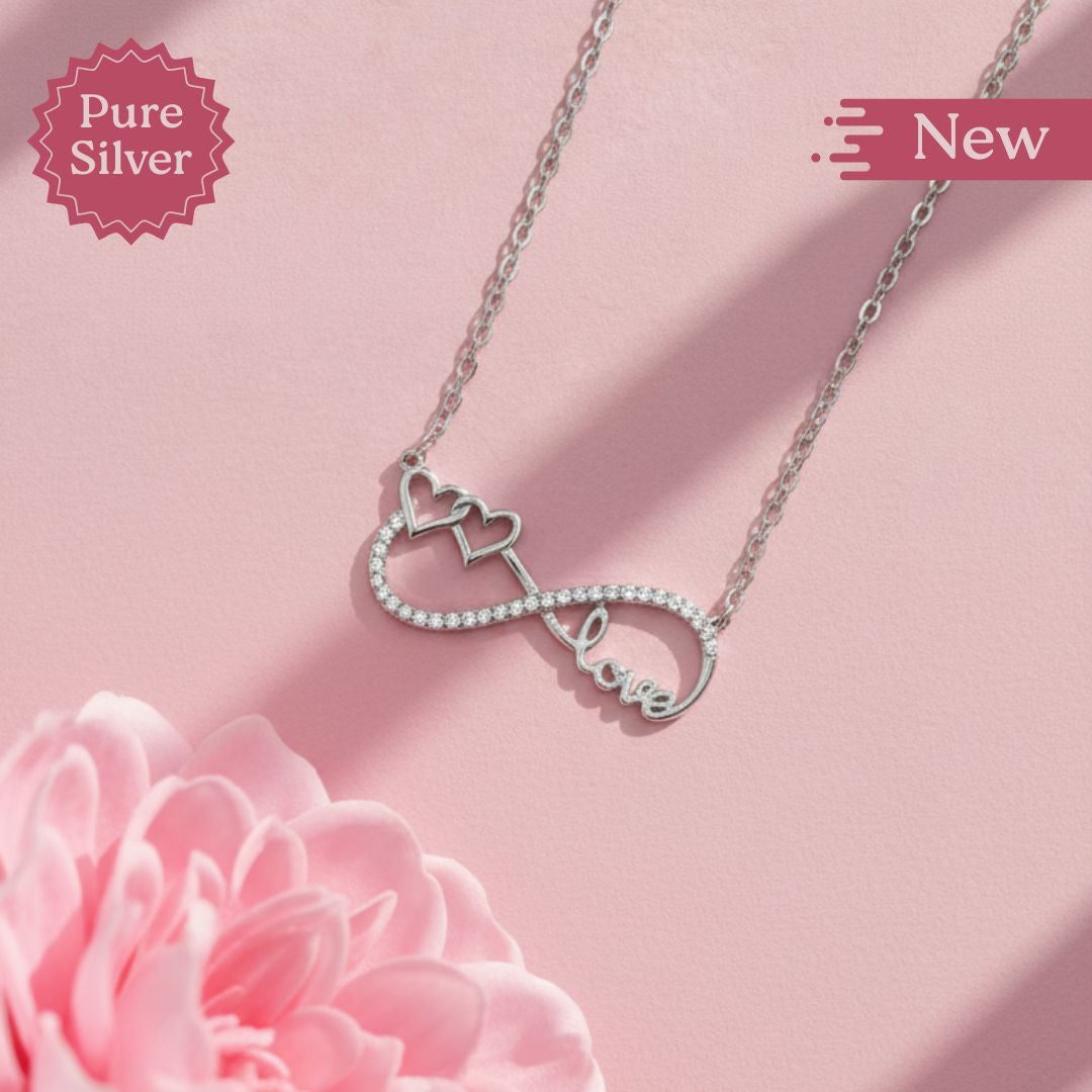 Infinity Heart Love Necklace