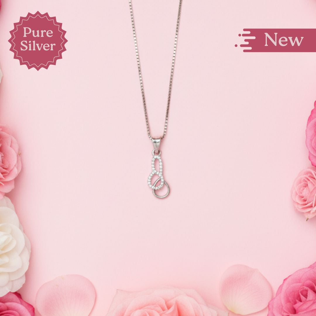 Infinity Moissanite Pendant Necklace