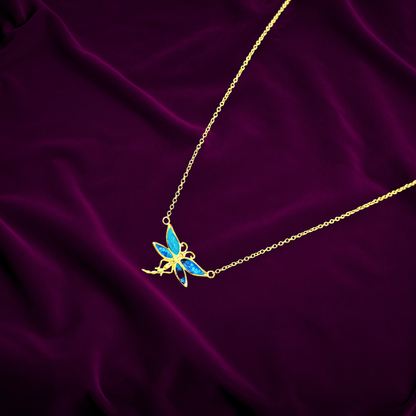 Blue Aurora Necklace
