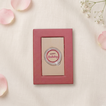 Happy Birthday Silver Coin Gift Set – Pure Silver Coin in Premium Pink Gift Box with Message Card