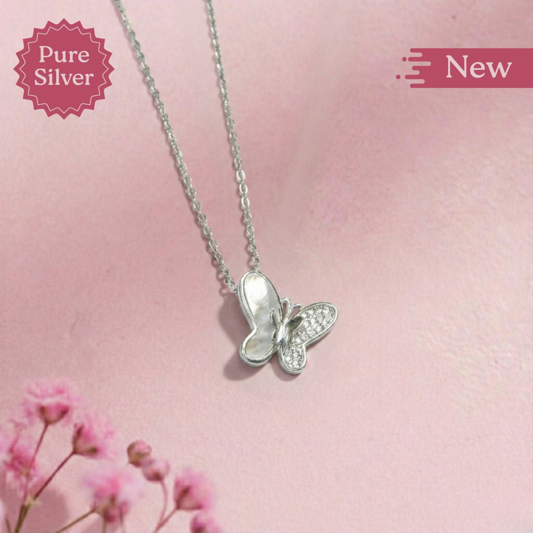 butterfly pendant necklace