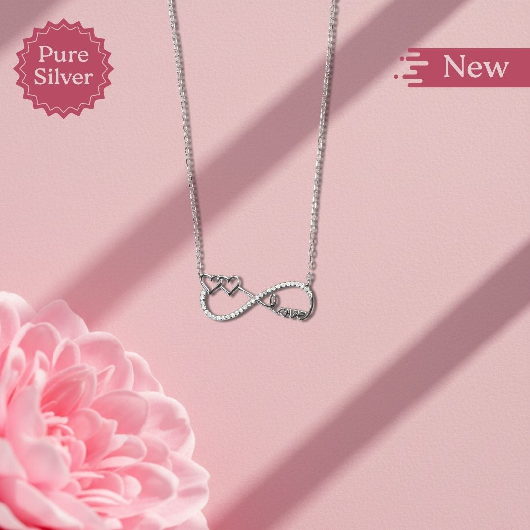 Infinity Heart Love Necklace