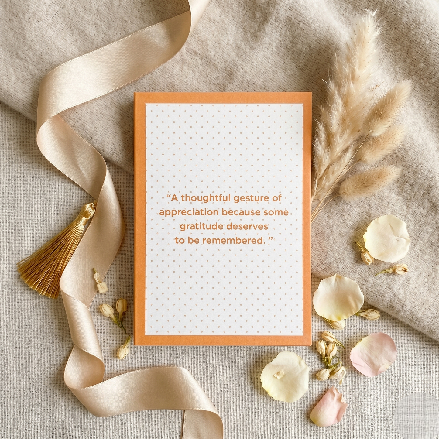 Thank You Silver Coin – A Thoughtful Gesture of Appreciation | Warm Amber Gift Box with Message Card