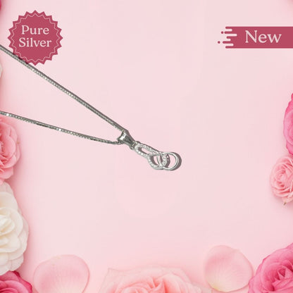 Infinity Moissanite Pendant Necklace