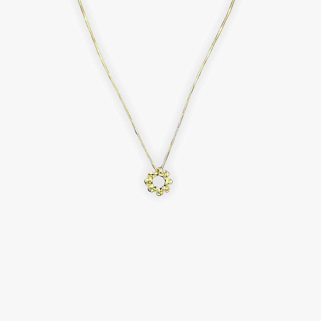 Sunburst Charm Necklace