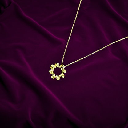 Sunburst Charm Necklace