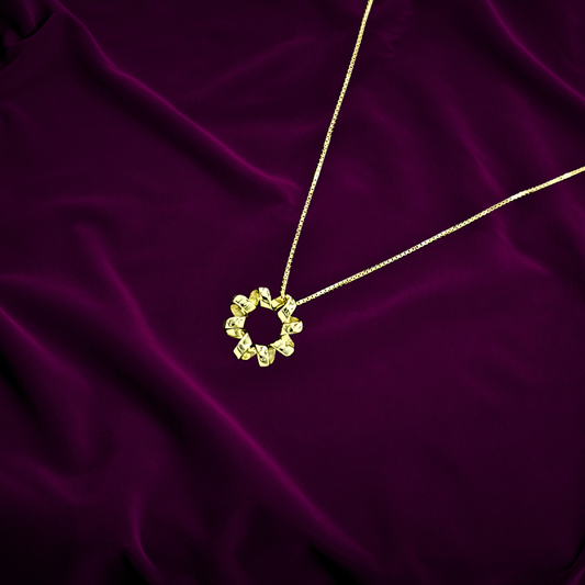 Sunburst Charm Necklace