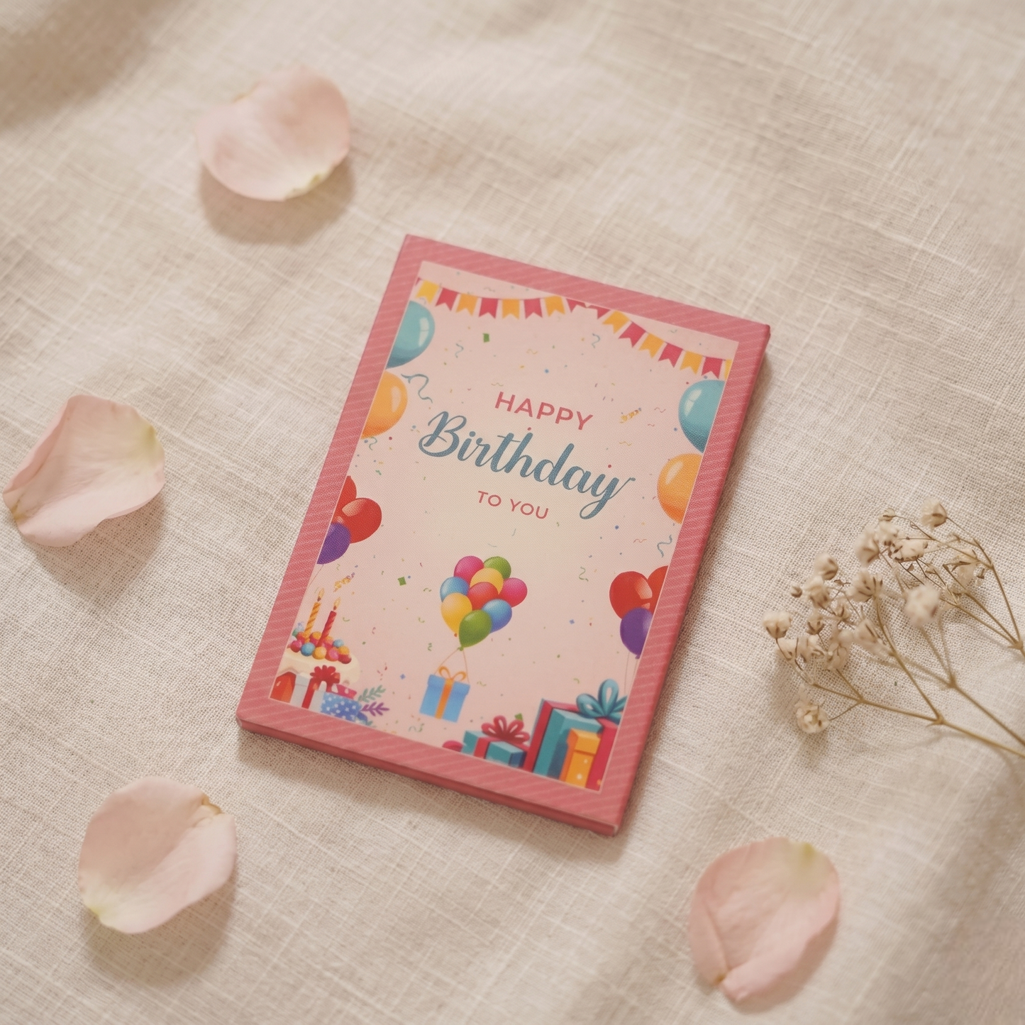 Happy Birthday Silver Coin Gift Set – Pure Silver Coin in Premium Pink Gift Box with Message Card