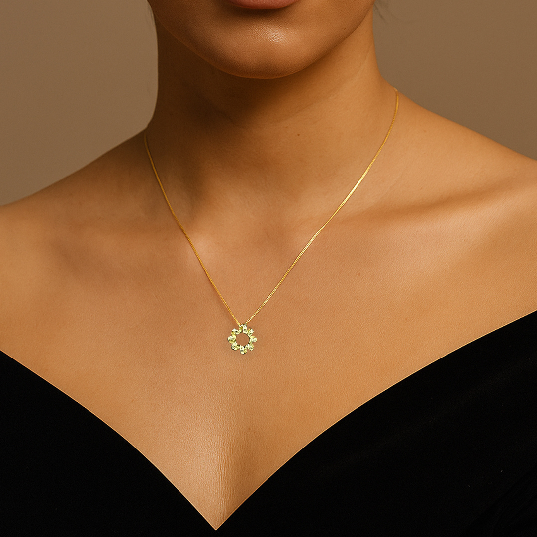 Sunburst Charm Necklace