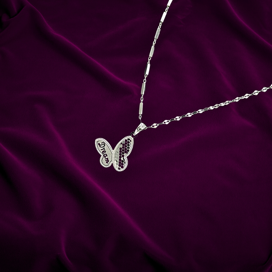 Aurora Butterfly Necklace