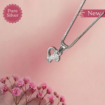 Collier Double Coeur Argent