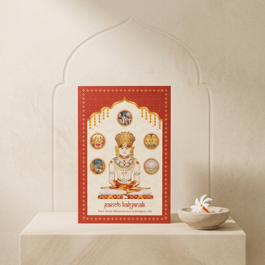 Panch Kalyanak Silver Coin Set – 5 Divine Milestones in a Tirthankara's Life | Jain Premium Gift Box