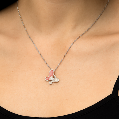 Rose Wings Necklace