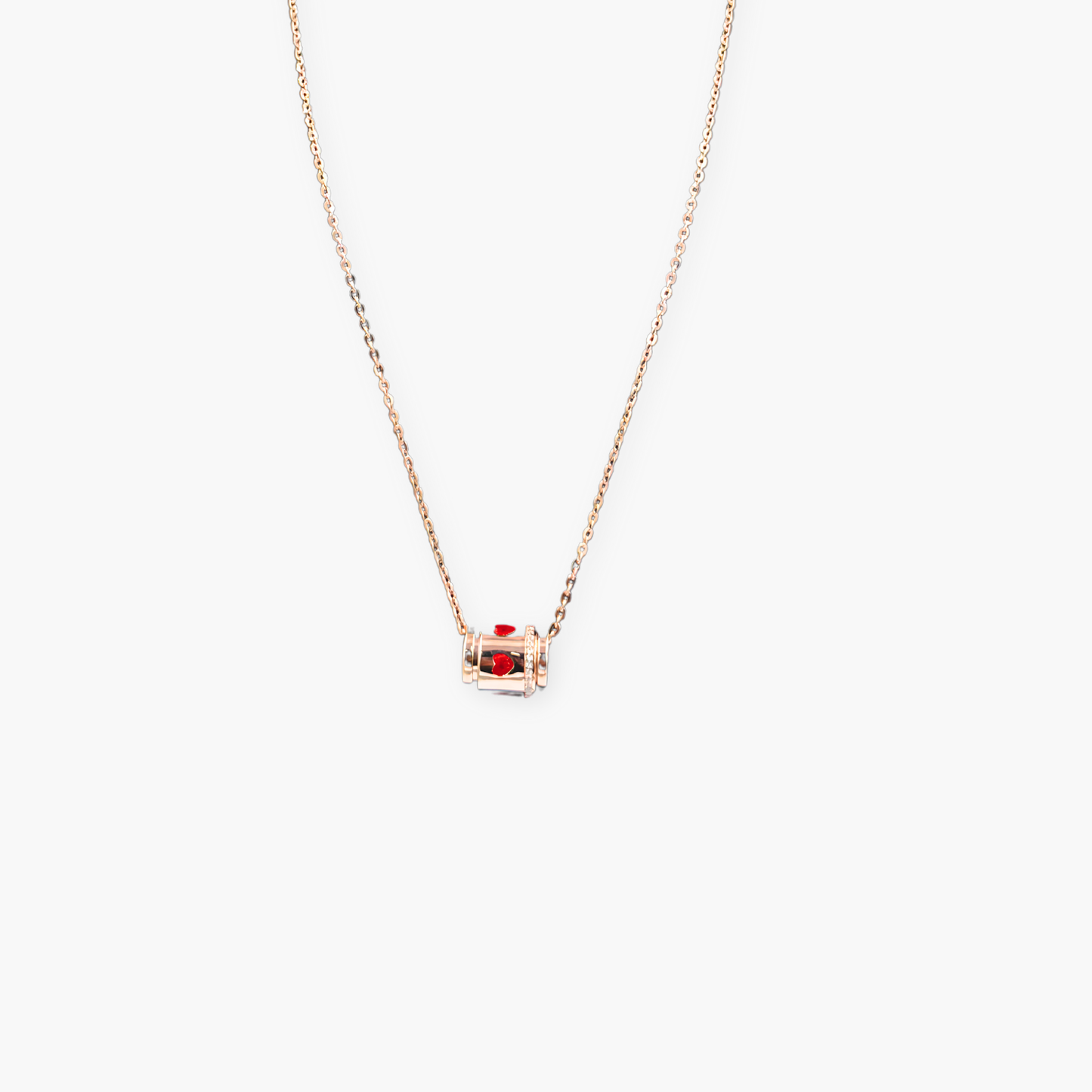 Velora Ruby Cage Necklace