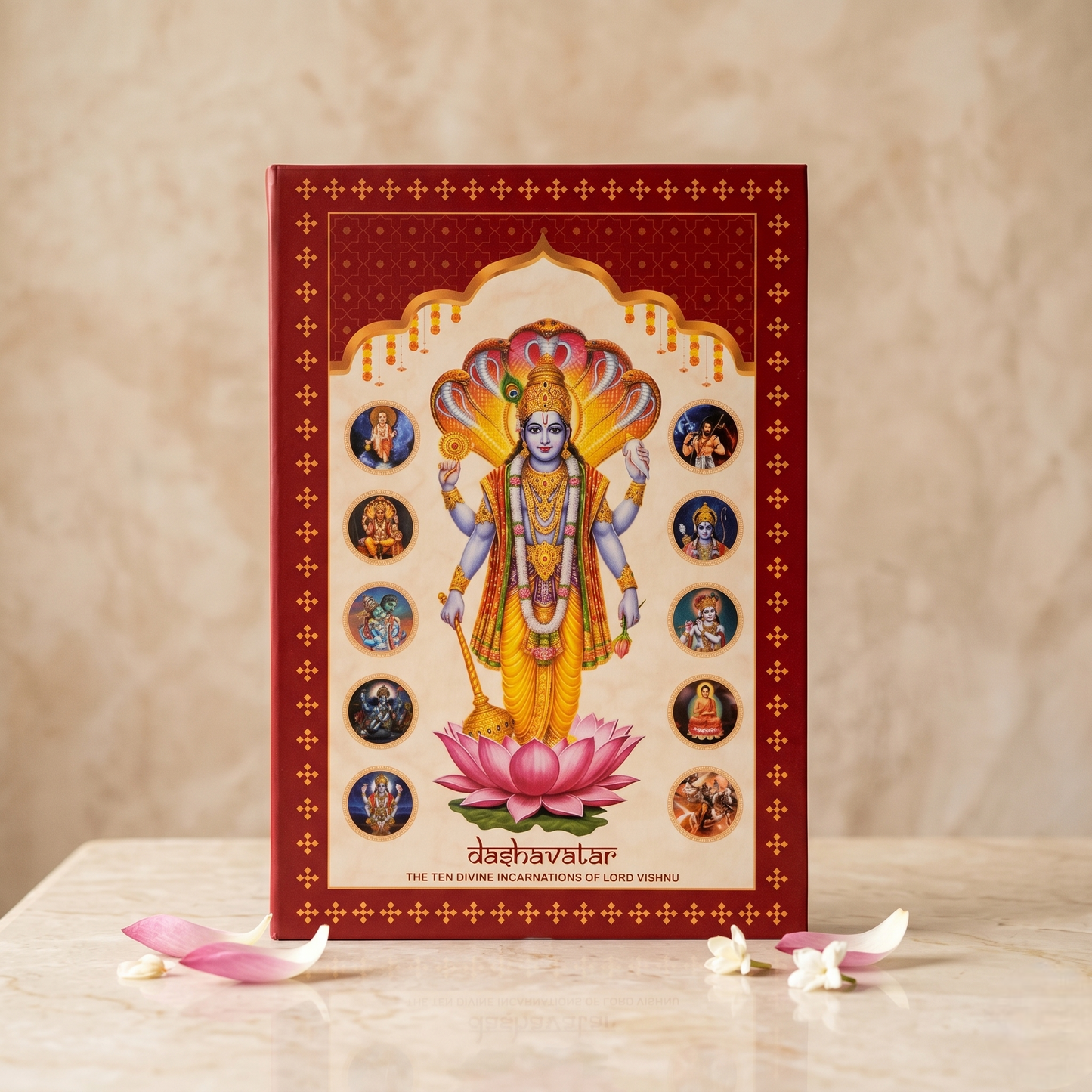 Dashavatar Silver Coin Set – 10 Divine Incarnations of Lord Vishnu in Premium Gift Box