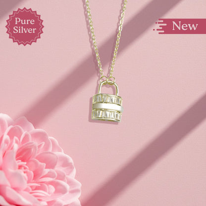 Tiffany Atlas Lock Necklace.