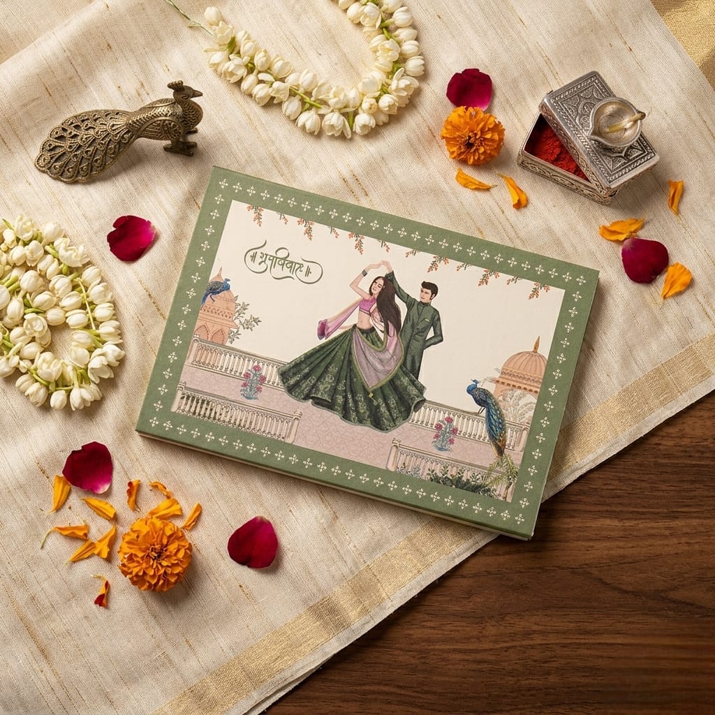 Shubh Vivah Silver Coin Gift Set – Wedding Keepsake in Miniature Art Box
